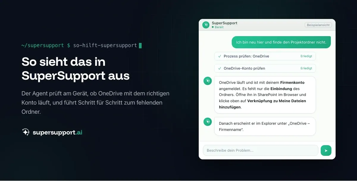 Beispielansicht in SuperSupport – HaloITSM & HaloPSA Alternative oder Ergänzung