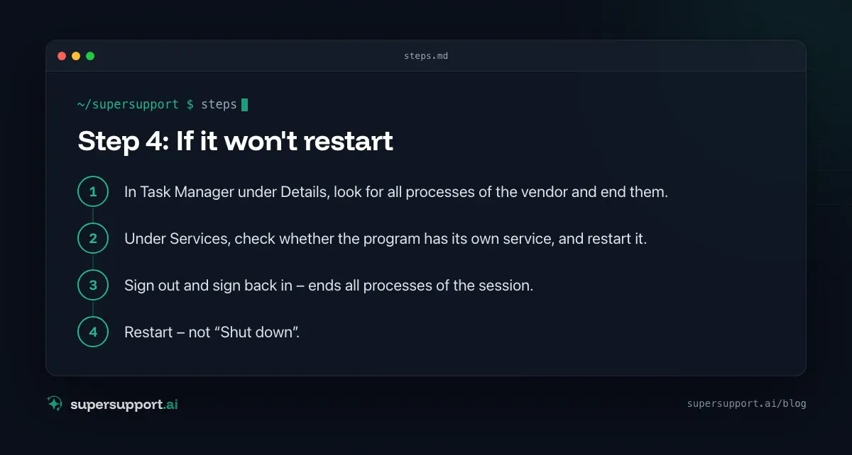 Program Not Responding: How to Close It Properly – step by step
