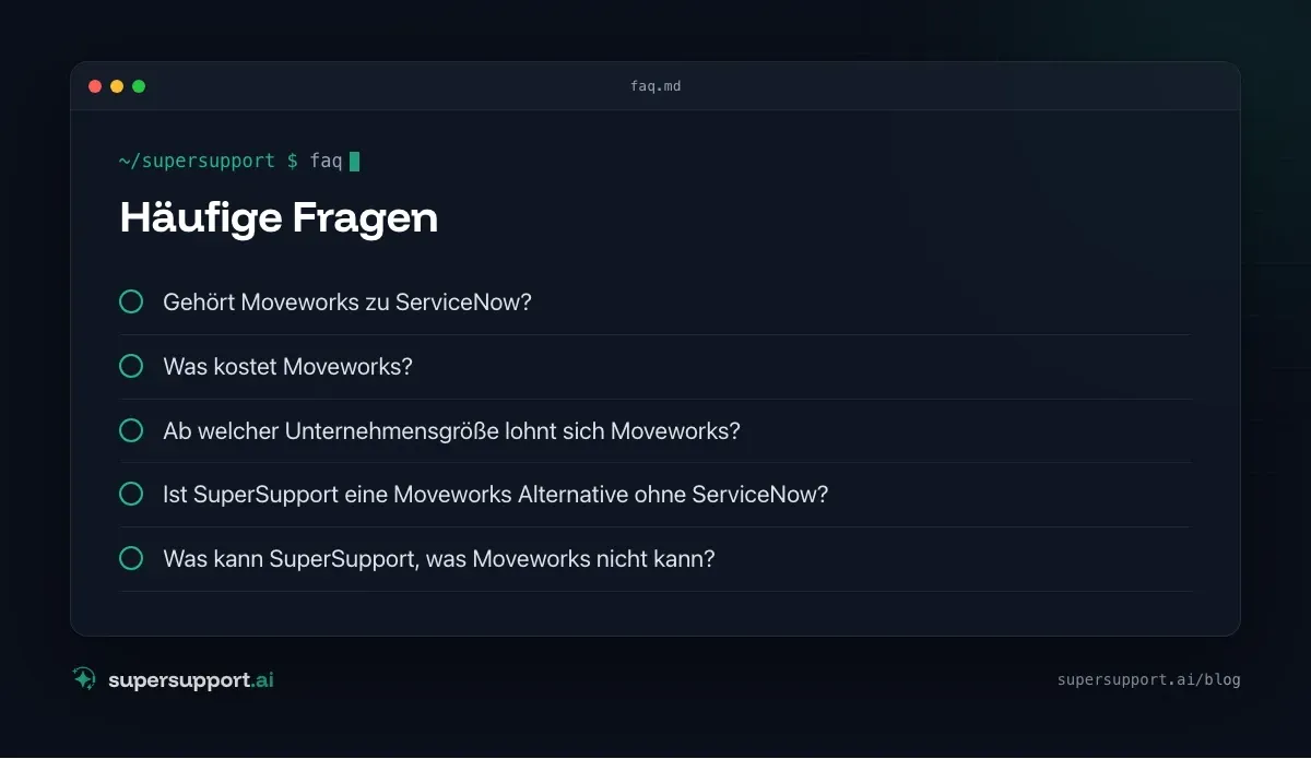 Moveworks Alternative für Mittelstand und MSPs – häufige Fragen